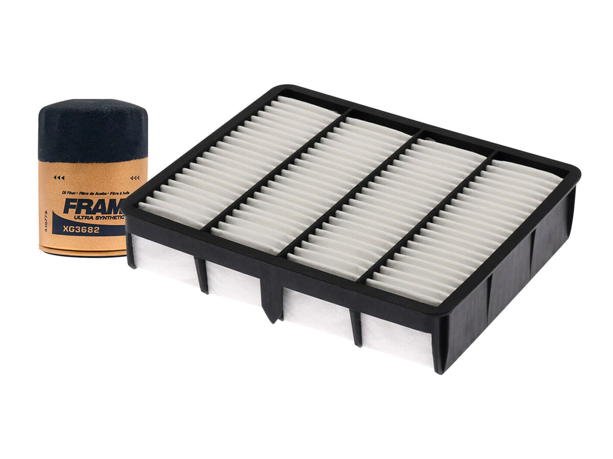 Kit De Filtro De Aire Y Filtro De Aceite Sintético (2 Piezas)