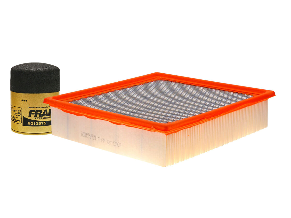 Kit De Filtro De Aire Y Filtro De Aceite Sintético (2 Piezas)