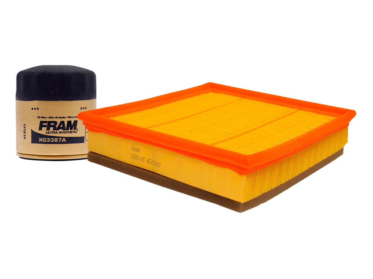 Kit De Filtro De Aire Y Filtro De Aceite Sintético (2 Piezas)
