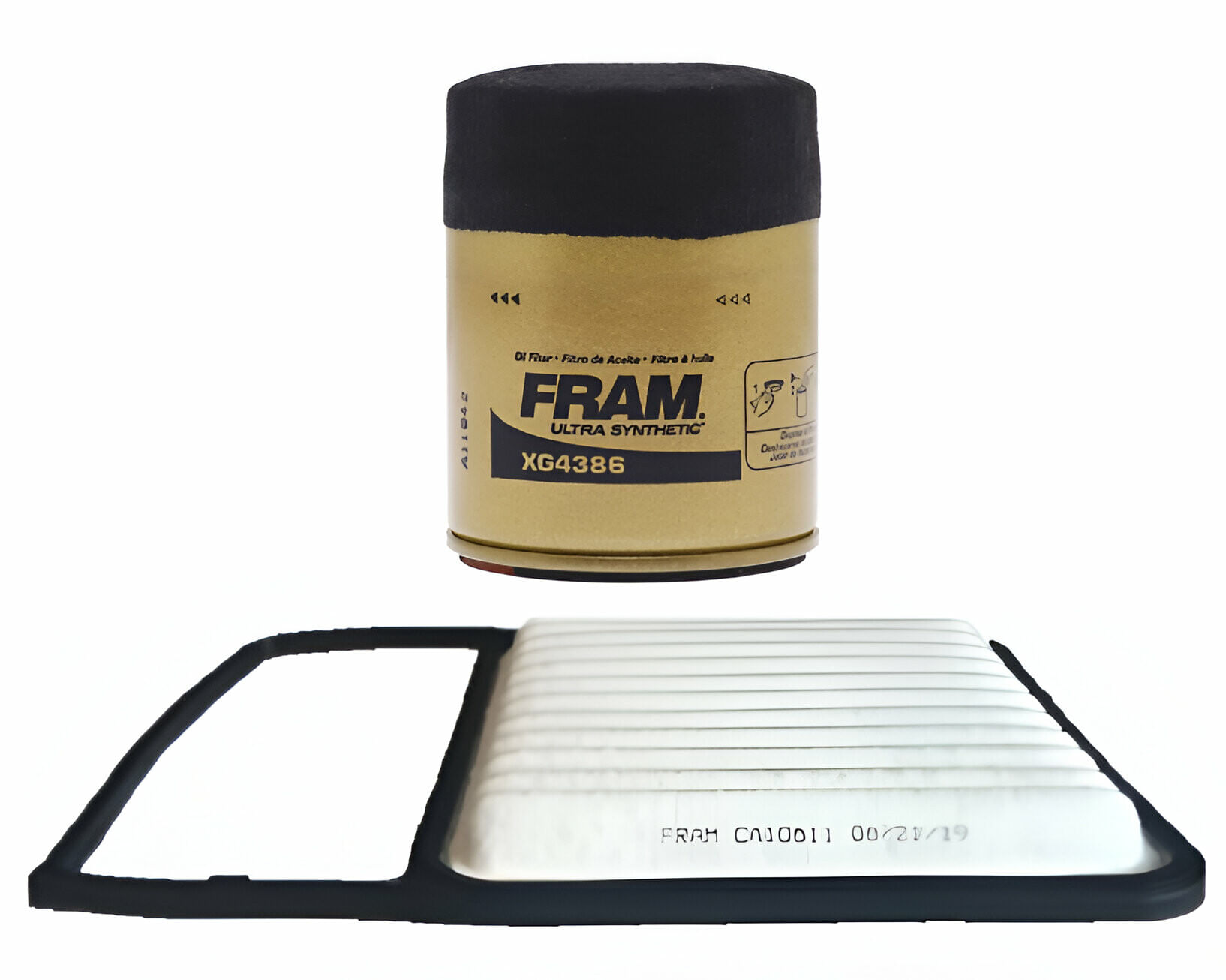 Kit De Filtro De Aire Y Filtro De Aceite Sintético (2 Piezas)
