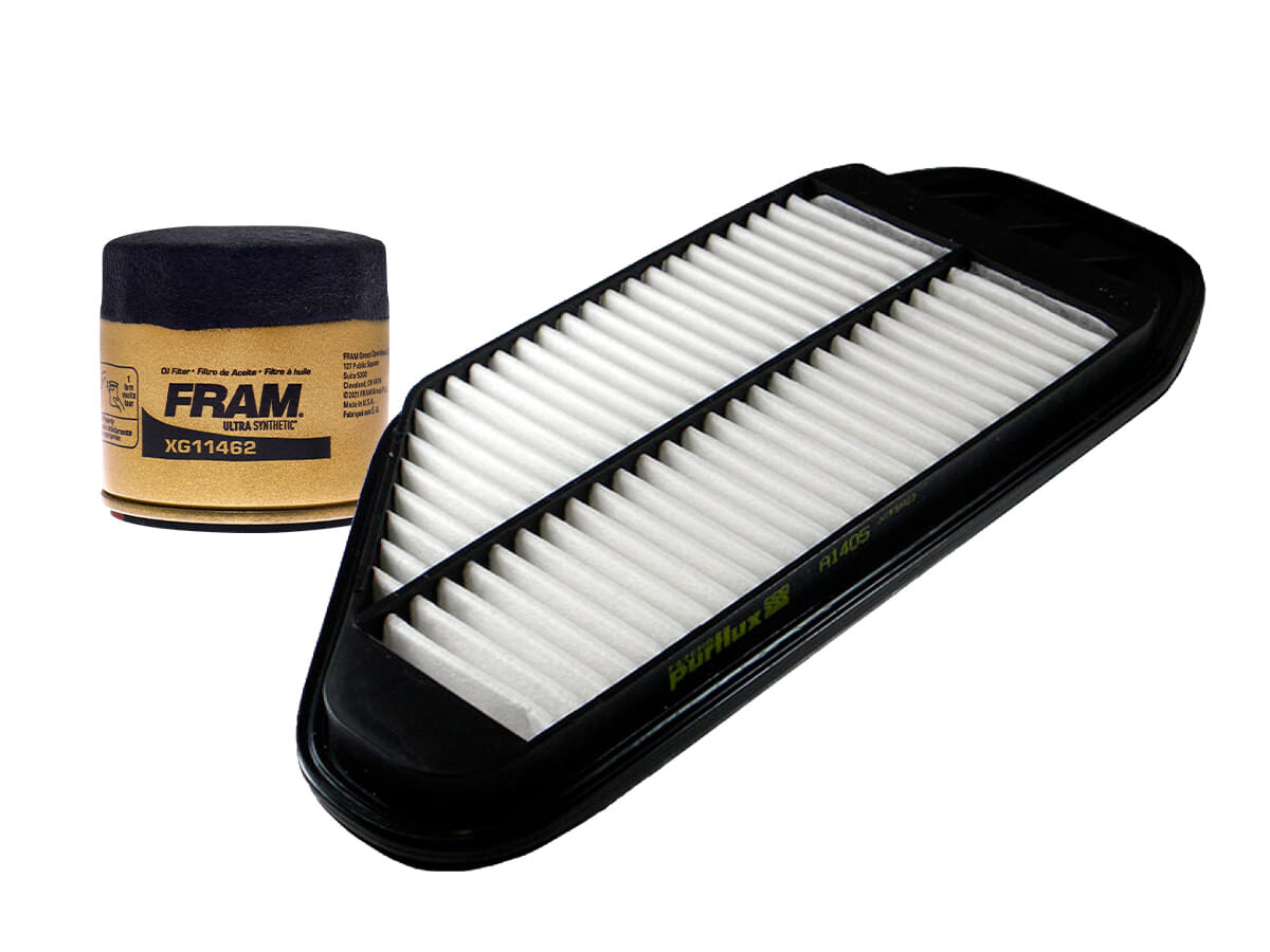 Kit De Filtro De Aire Y Filtro De Aceite Sintético (2 Piezas)