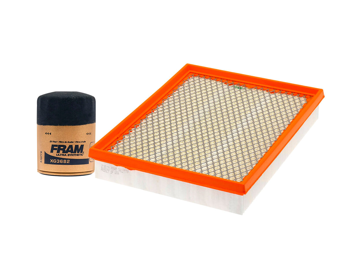 Kit De Filtro De Aire Y Filtro De Aceite Sintético (2 Piezas)