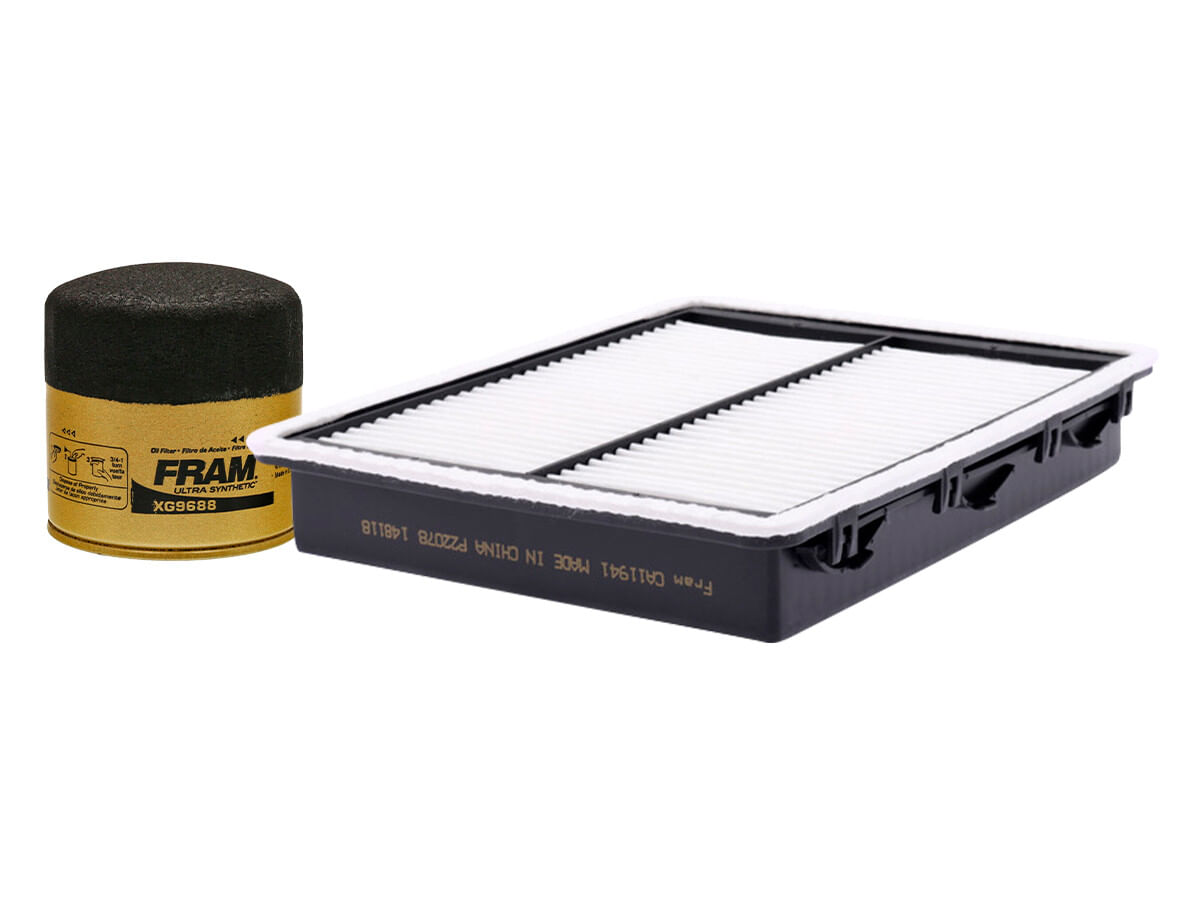 Kit De Filtro De Aire Y Filtro De Aceite Sintético (2 Piezas)