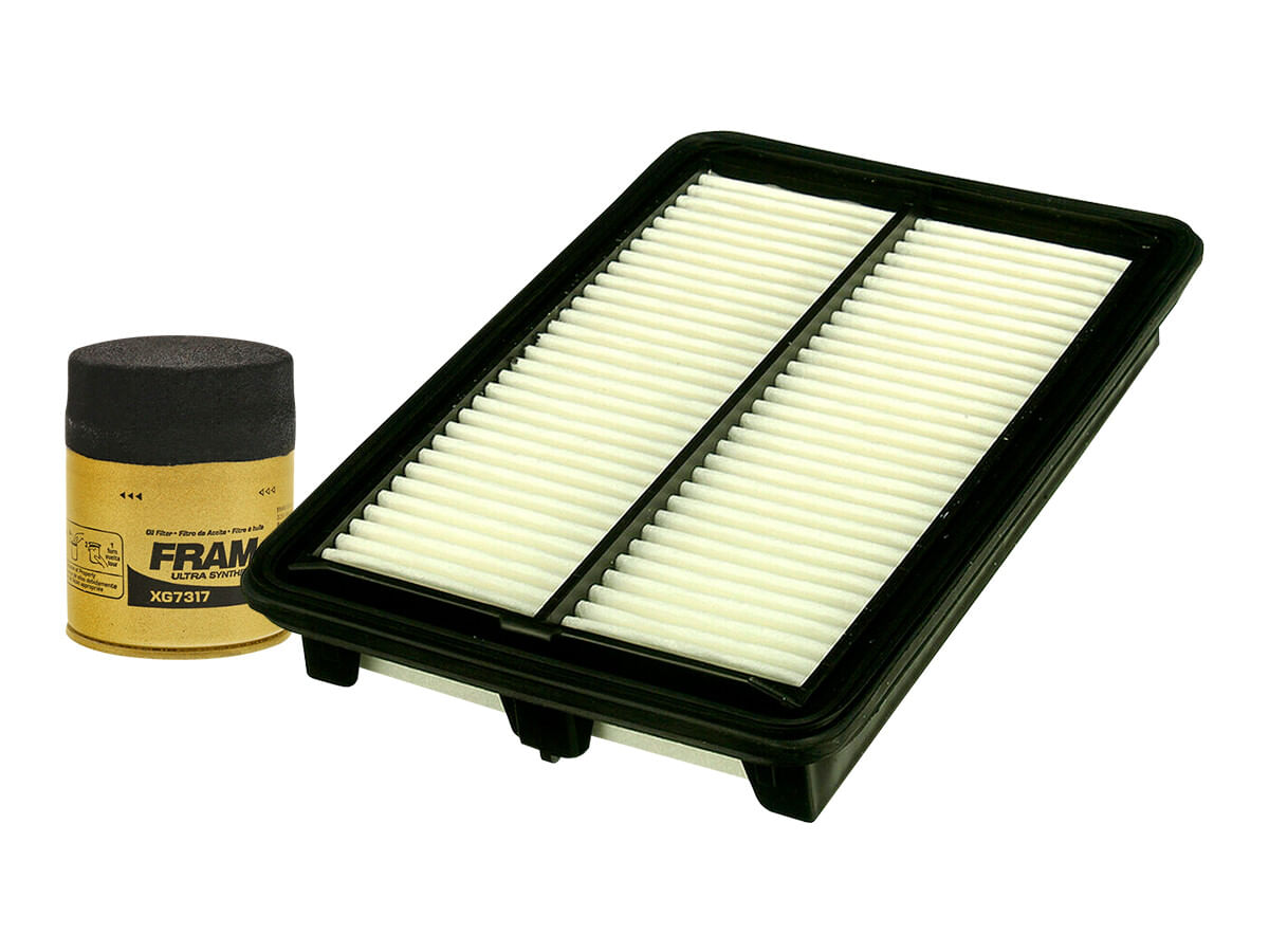 Kit De Filtro De Aire Y Filtro De Aceite Sintético (2 Piezas)