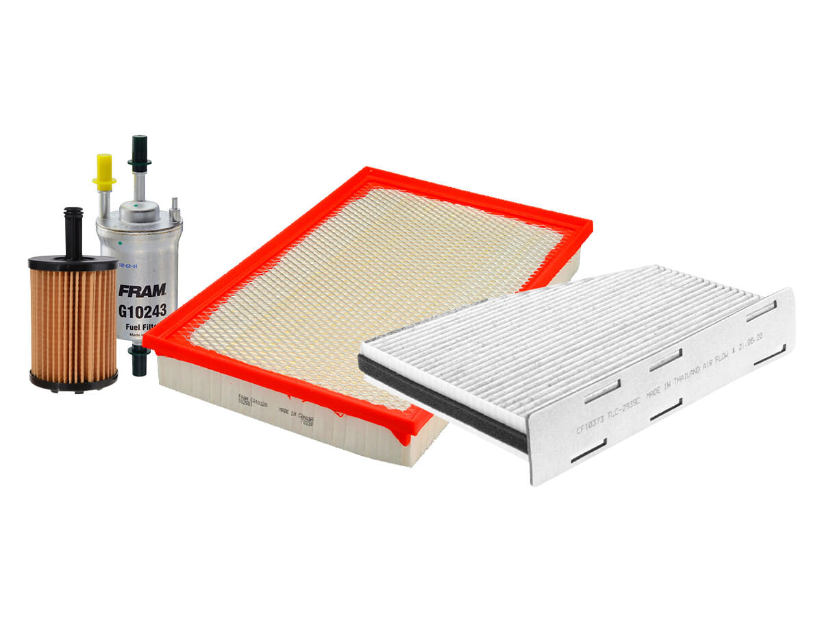 Kit De Filtro De Aire, Filtro De Aceite, Filtro De Combustible Y Filtro De Cabina (4 Piezas)