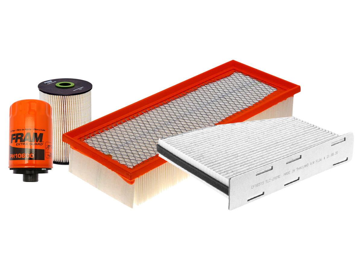 Kit De Filtro De Aire, Filtro De Aceite, Filtro De Combustible Y Filtro De Cabina (4 Piezas)
