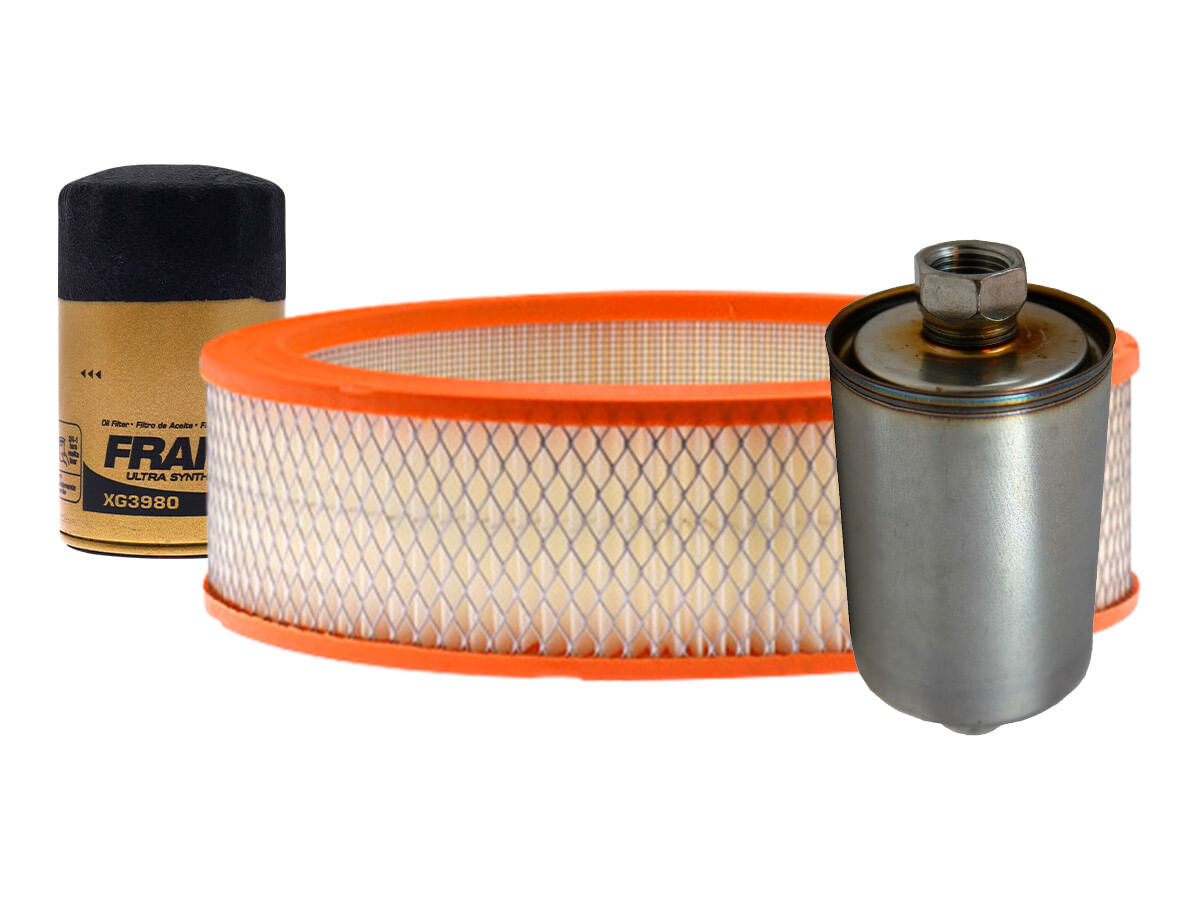 Kit De Filtro De Aire, Filtro De Aceite Sintético Y Filtro De Combustible (3 Piezas)