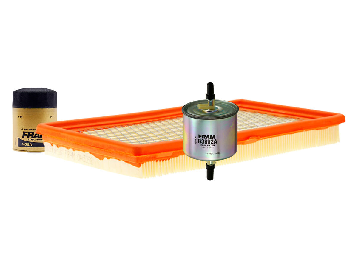 Kit De Filtro De Aire, Filtro De Aceite Sintético Y Filtro De Combustible (3 Piezas)
