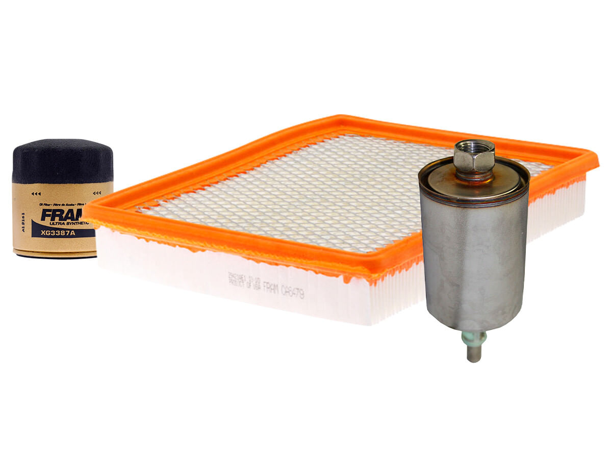 Kit De Filtro De Aire, Filtro De Aceite Sintético Y Filtro De Combustible (3 Piezas)