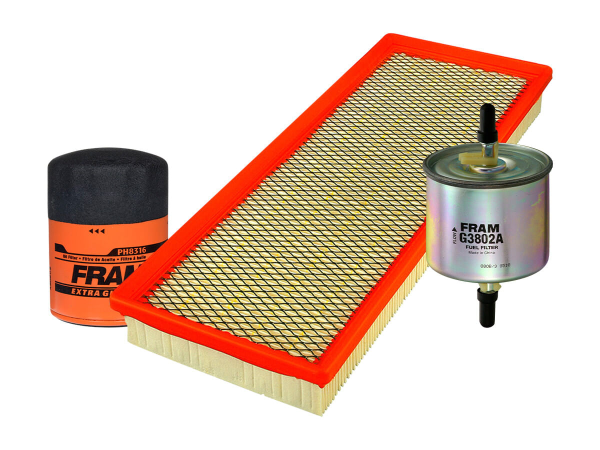Kit De Filtro De Aire, Filtro De Aceite Y Filtro De Combustible (3 Piezas)