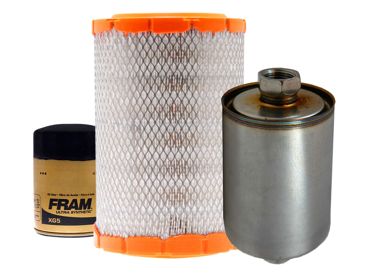 Kit De Filtro De Aire, Filtro De Aceite Sintético Y Filtro De Combustible (3 Piezas)