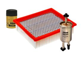 Kit De Filtro De Aire, Filtro De Aceite Sintético Y Filtro De Combustible (3 Piezas)