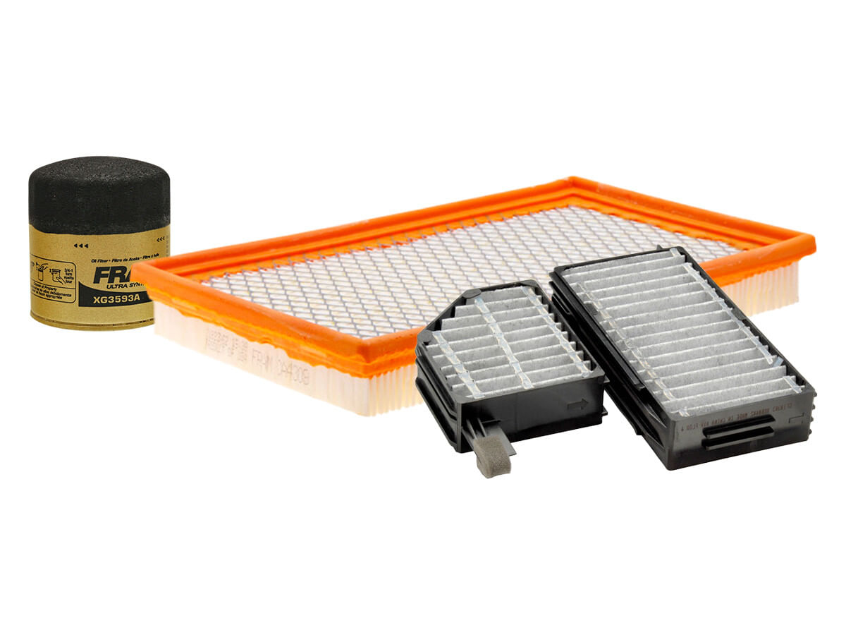 Kit De Filtro De Aire, Filtro De Aceite Sintético Y Filtro De Cabina (3 Piezas)