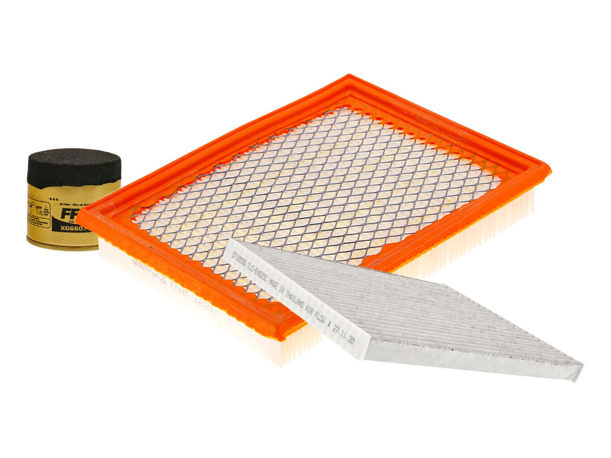 Kit De Filtro De Aire, Filtro De Aceite Sintético Y Filtro De Cabina (3 Piezas)