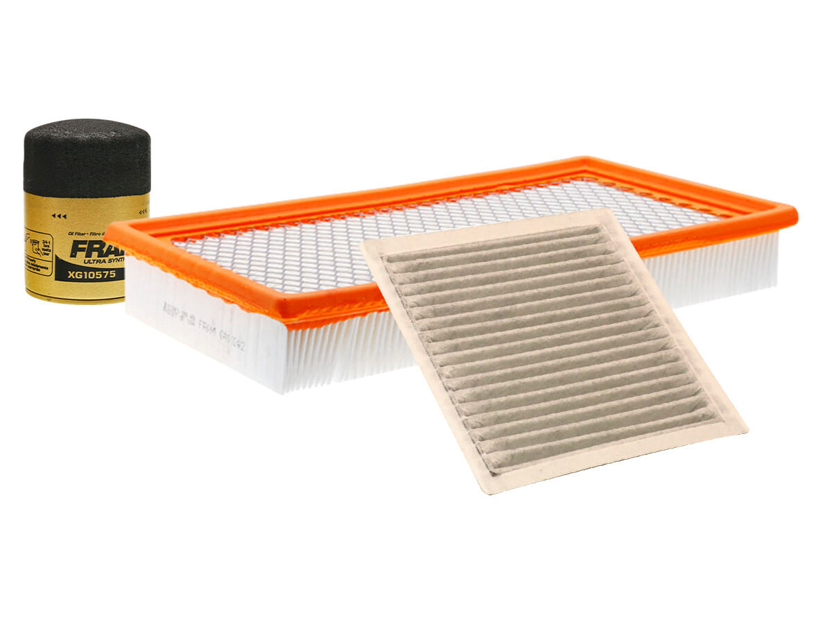 Kit De Filtro De Aire, Filtro De Aceite Sintético Y Filtro De Cabina (3 Piezas)