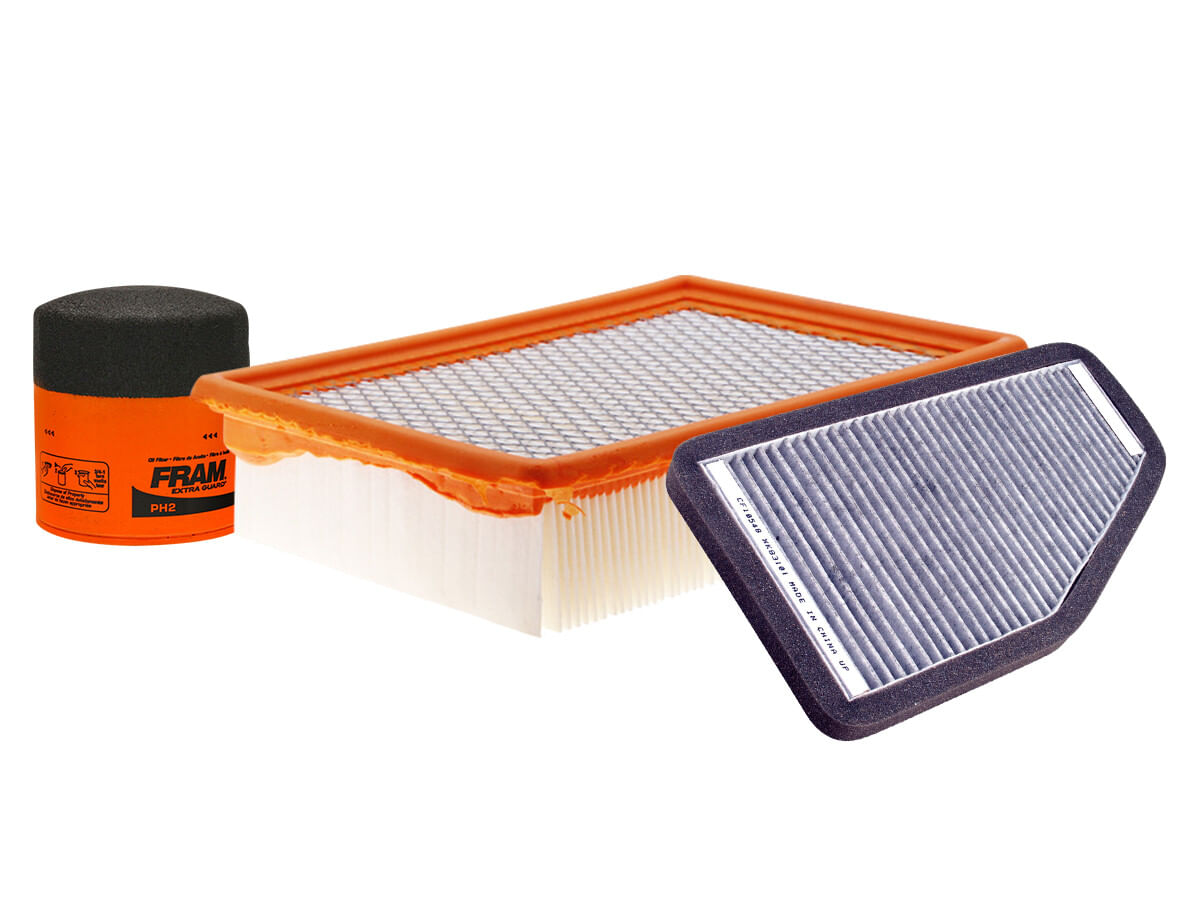 Kit De Filtro De Aire, Filtro De Aceite Y Filtro De Cabina (3 Piezas)
