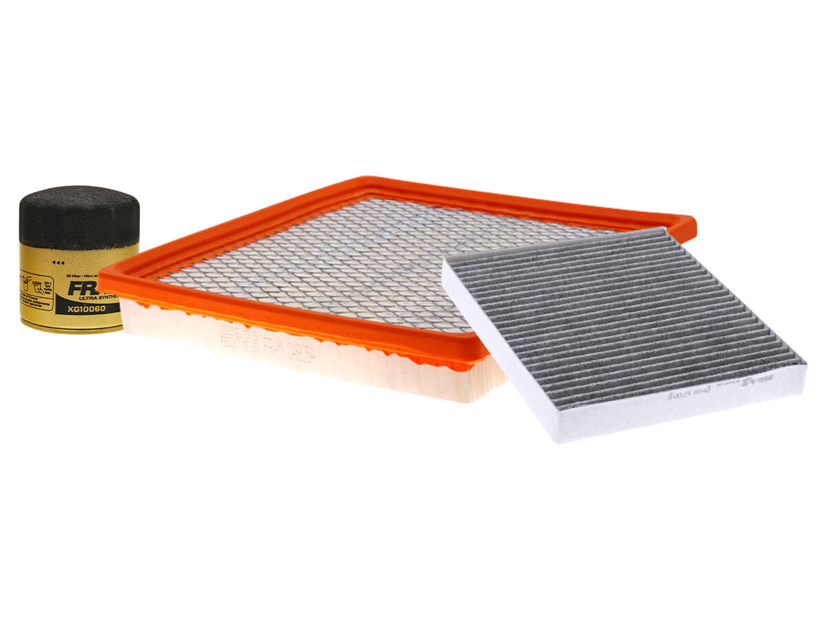 Kit De Filtro De Aire, Filtro De Aceite Sintético Y Filtro De Cabina (3 Piezas)