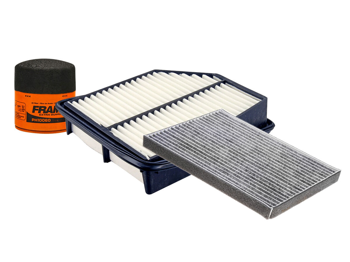Kit De Filtro De Aire, Filtro De Aceite Y Filtro De Cabina (3 Piezas)