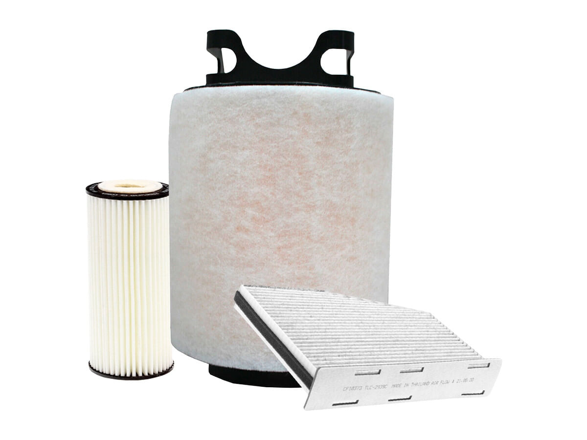 Kit De Filtro De Aire, Filtro De Aceite Sintético Y Filtro De Cabina (3 Piezas)