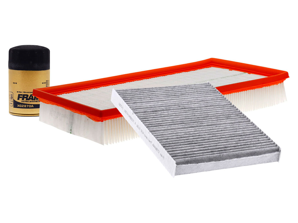 Kit De Filtro De Aire, Filtro De Aceite Sintético Y Filtro De Cabina (3 Piezas)