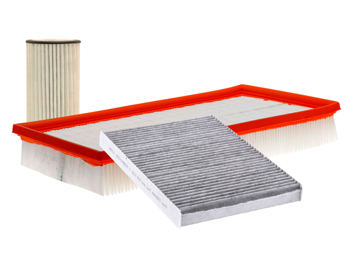 Kit De Filtro De Aire, Filtro De Aceite Sintético Y Filtro De Cabina (3 Piezas)