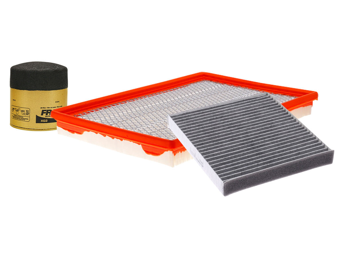 Kit De Filtro De Aire, Filtro De Aceite Sintético Y Filtro De Cabina (3 Piezas)