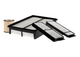 Kit De Filtro De Aire, Filtro De Aceite Sintético Y Filtro De Cabina (3 Piezas)