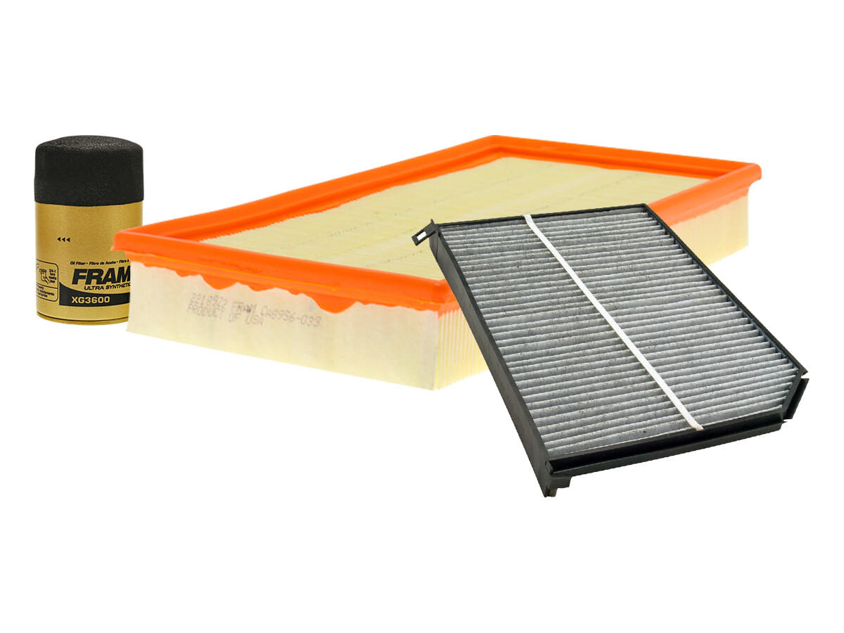 Kit De Filtro De Aire, Filtro De Aceite Sintético Y Filtro De Cabina (3 Piezas)