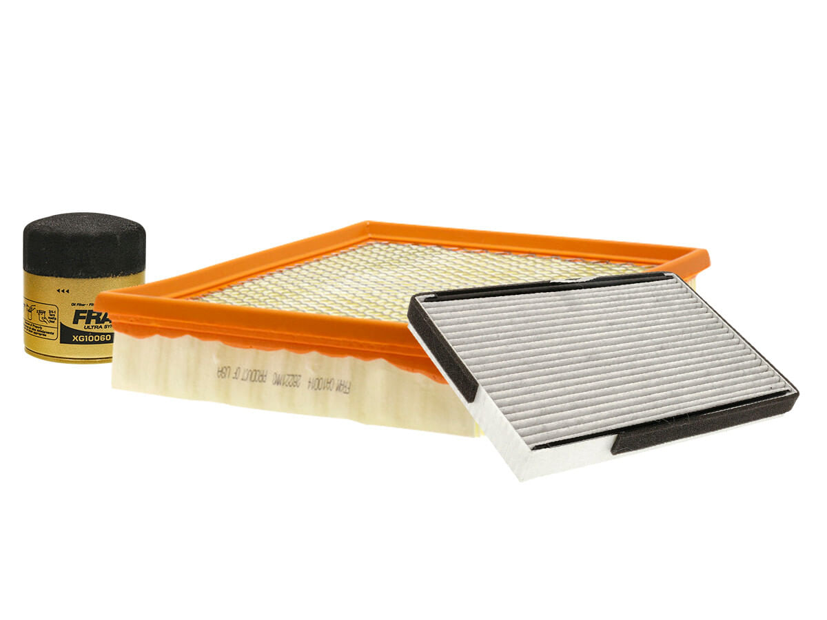 Kit De Filtro De Aire, Filtro De Aceite Sintético Y Filtro De Cabina (3 Piezas)