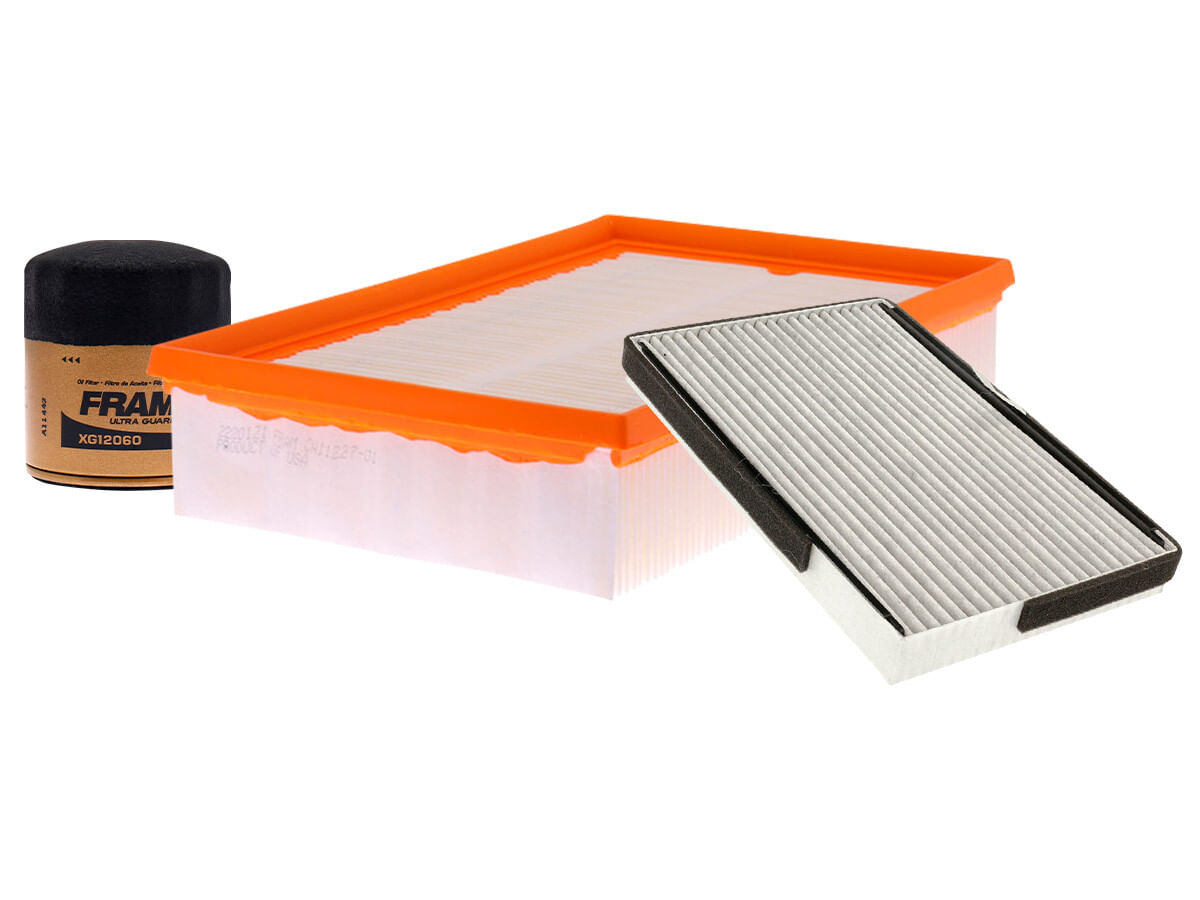 Kit De Filtro De Aire, Filtro De Aceite Sintético Y Filtro De Cabina (3 Piezas)