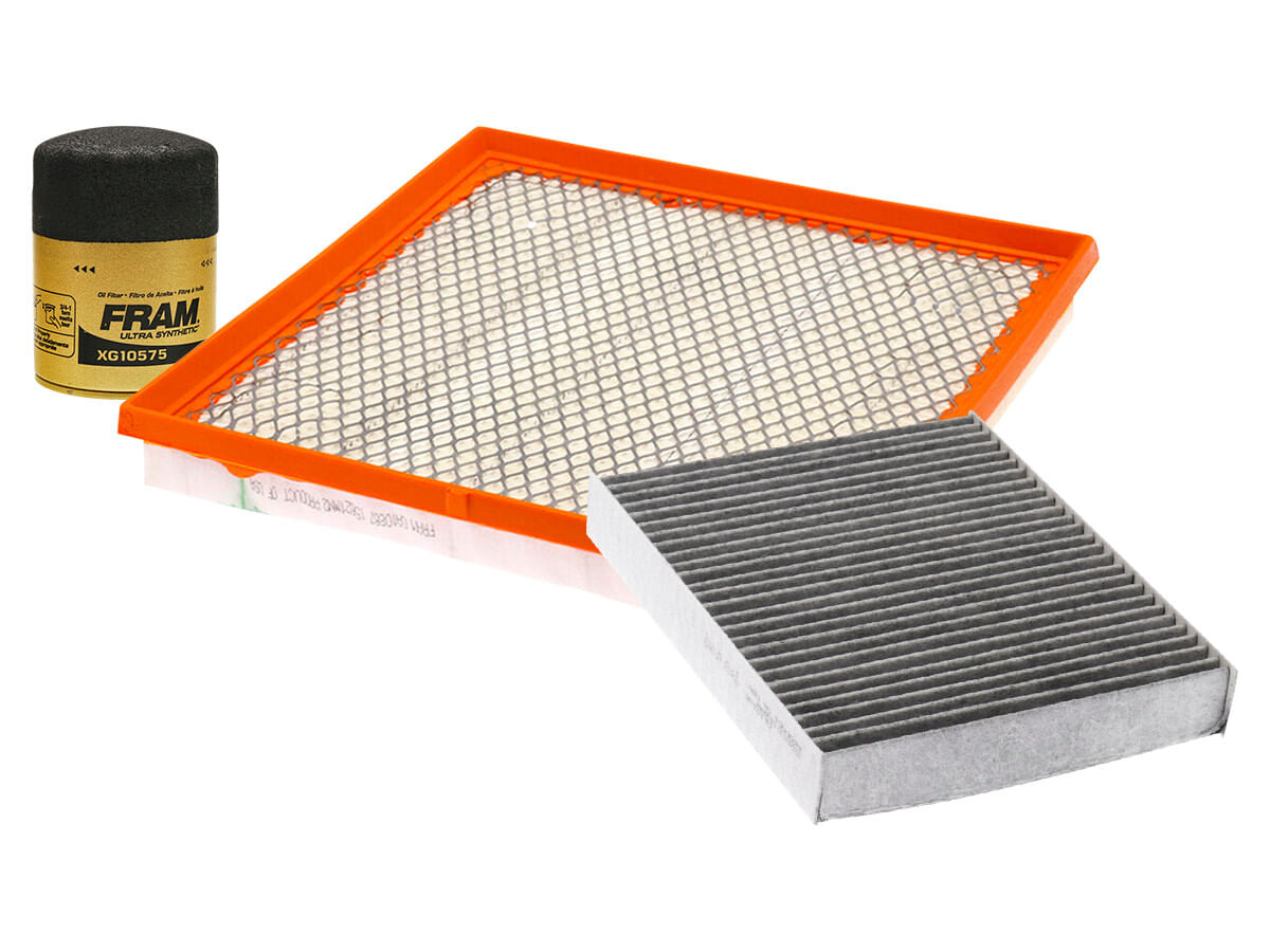 Kit De Filtro De Aire, Filtro De Aceite Sintético Y Filtro De Cabina (3 Piezas)