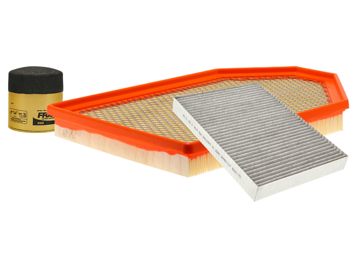 Kit De Filtro De Aire, Filtro De Aceite Sintético Y Filtro De Cabina (3 Piezas)