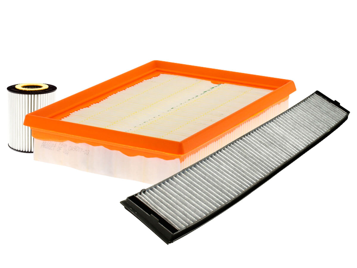 Kit De Filtro De Aire, Filtro De Aceite Sintético Y Filtro De Cabina (3 Piezas)