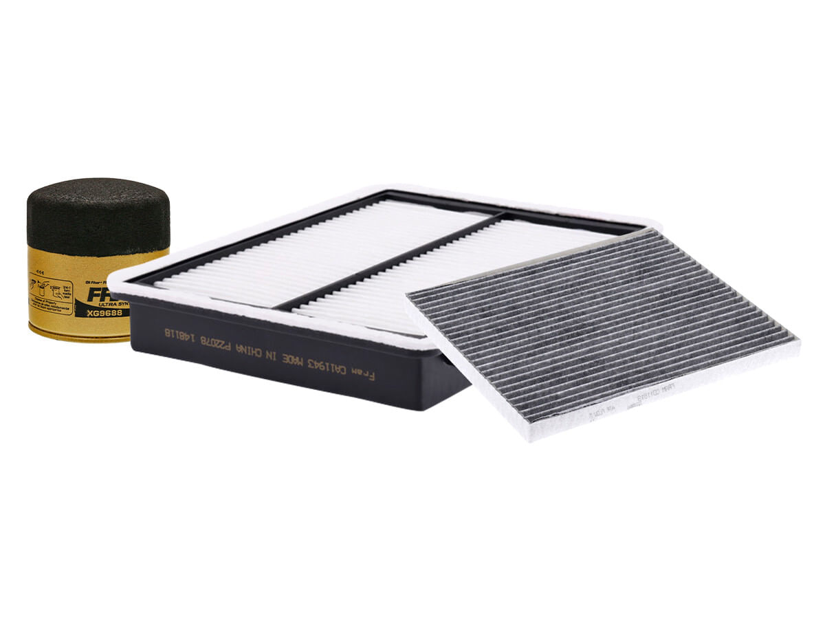 Kit De Filtro De Aire, Filtro De Aceite Sintético Y Filtro De Cabina (3 Piezas)