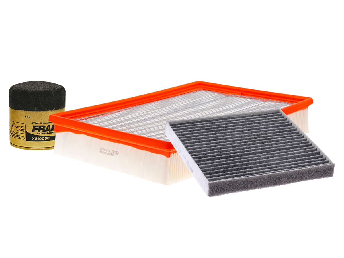 Kit De Filtro De Aire, Filtro De Aceite Sintético Y Filtro De Cabina (3 Piezas)