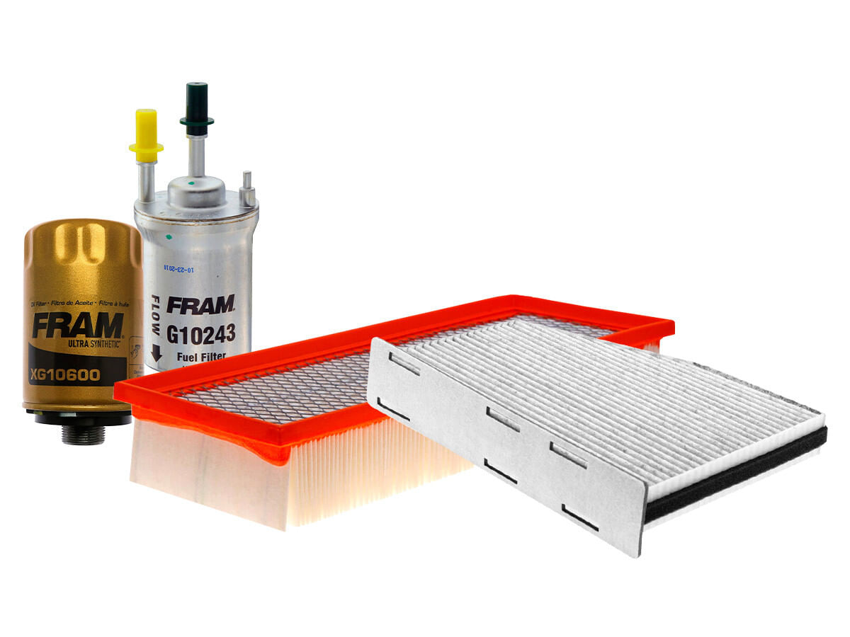 Kit De Filtro De Aire, Filtro De Aceite Sintético, Filtro De Combustible Y Filtro De Cabina (4 Piezas)