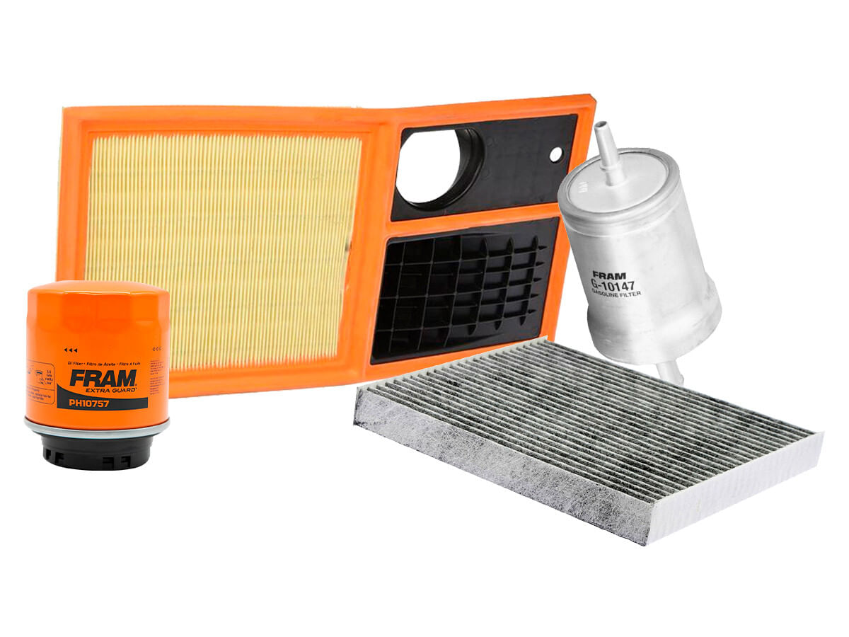 Kit De Filtro De Aire, Filtro De Aceite, Filtro De Combustible Y Filtro De Cabina (4 Piezas)