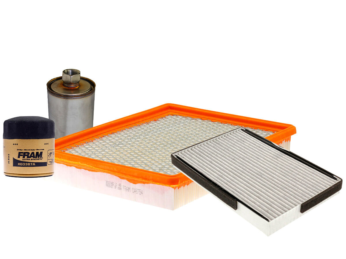 Kit De Filtro De Aire, Filtro De Aceite Sintético, Filtro De Combustible Y Filtro De Cabina (4 Piezas)