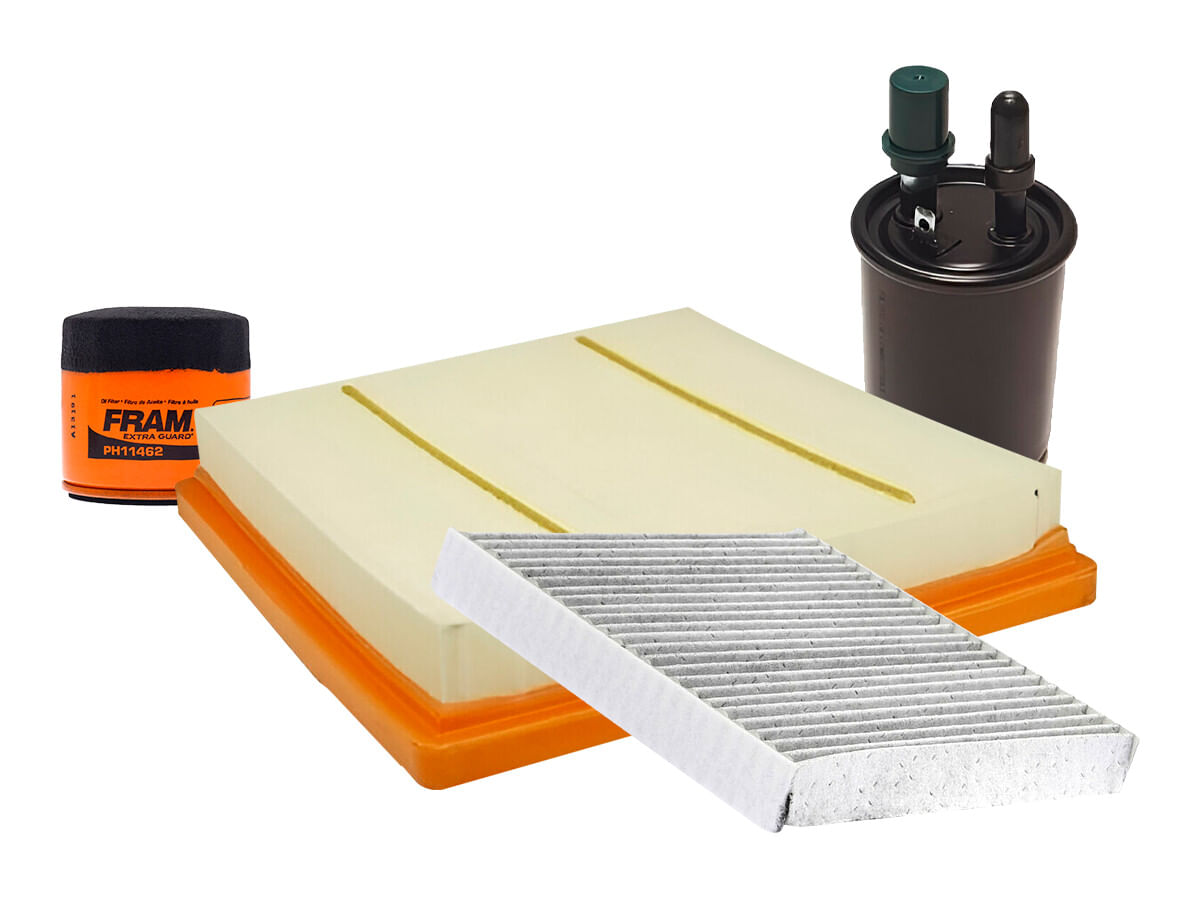 Kit De Filtro De Aire, Filtro De Aceite, Filtro De Combustible Y Filtro De Cabina (4 Piezas)