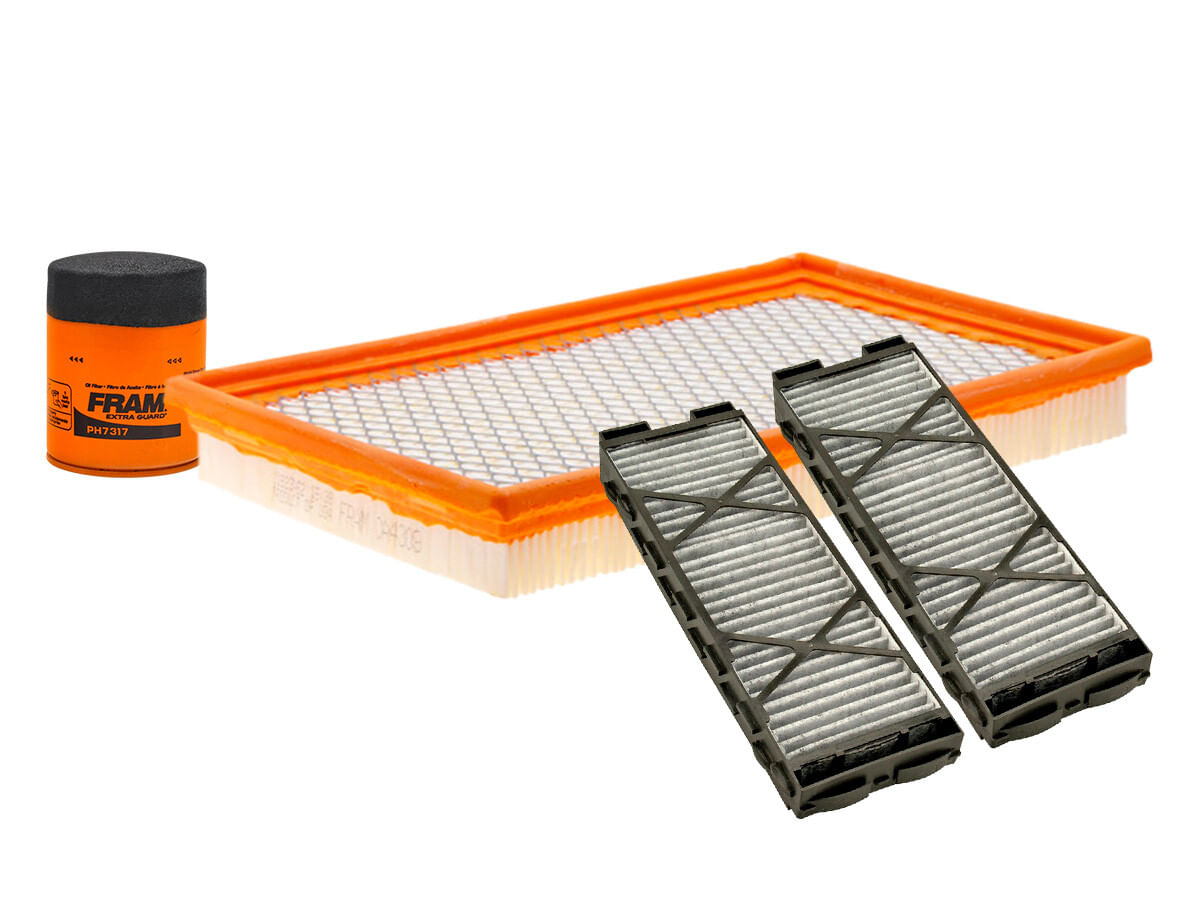 Kit De Filtro De Aire, Filtro De Aceite Y Filtro De Cabina (3 Piezas)