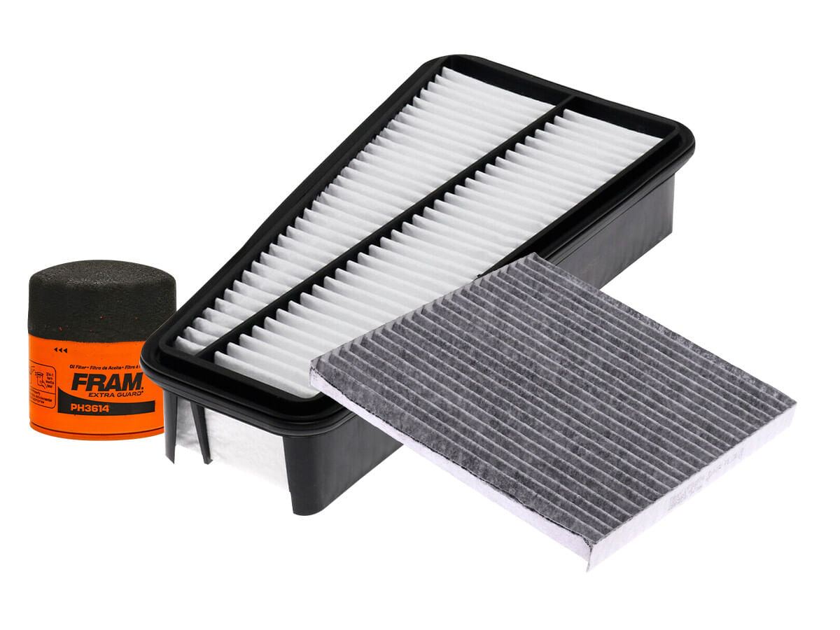 Kit De Filtro De Aire, Filtro De Aceite Y Filtro De Cabina (3 Piezas)