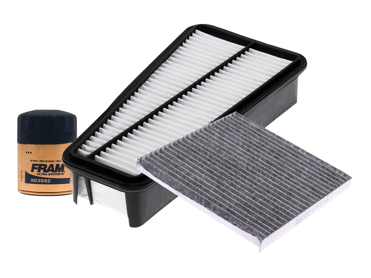 Kit De Filtro De Aire, Filtro De Aceite Sintético Y Filtro De Cabina (3 Piezas)