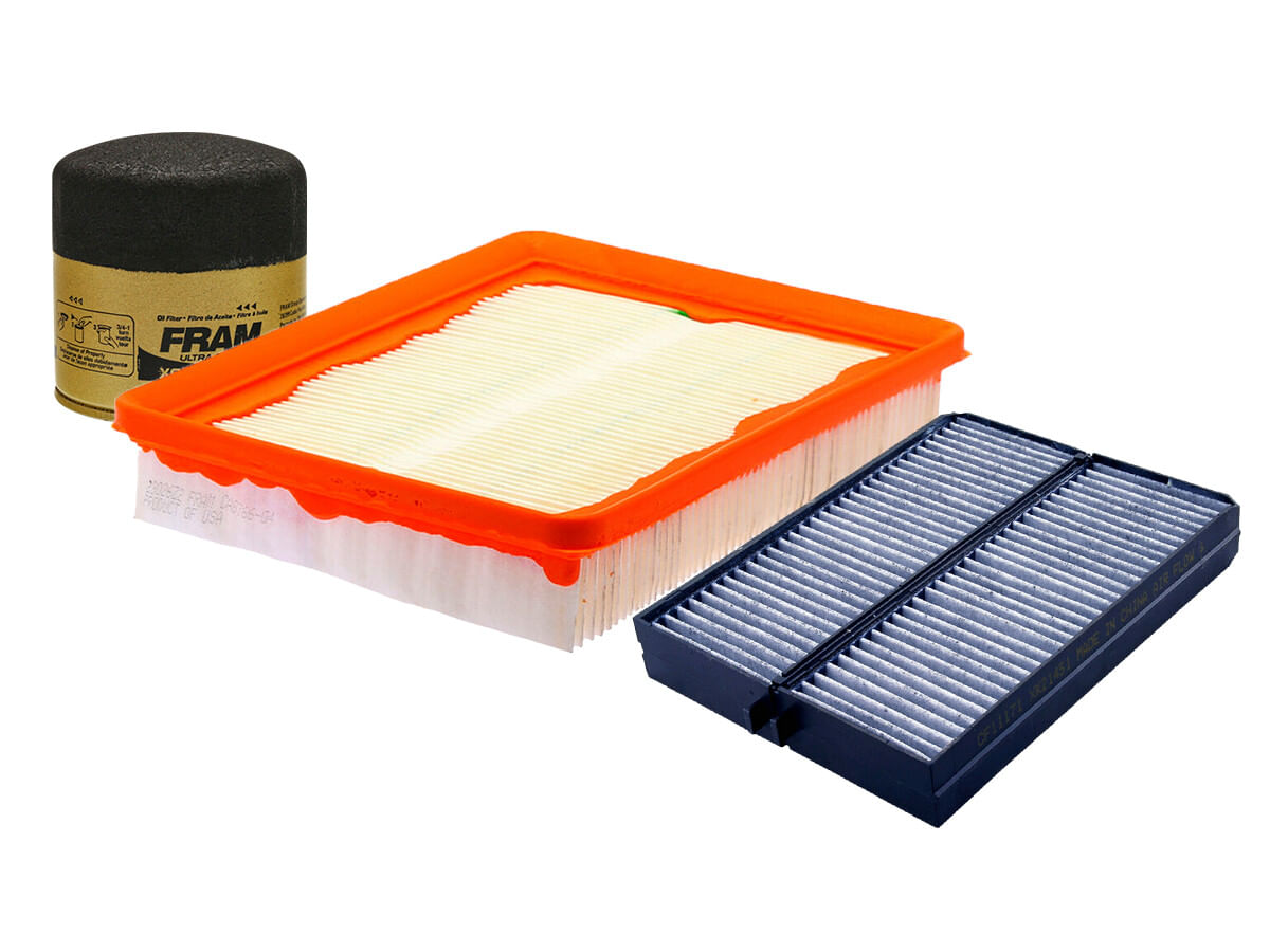 Kit De Filtro De Aire, Filtro De Aceite Sintético Y Filtro De Cabina (3 Piezas)