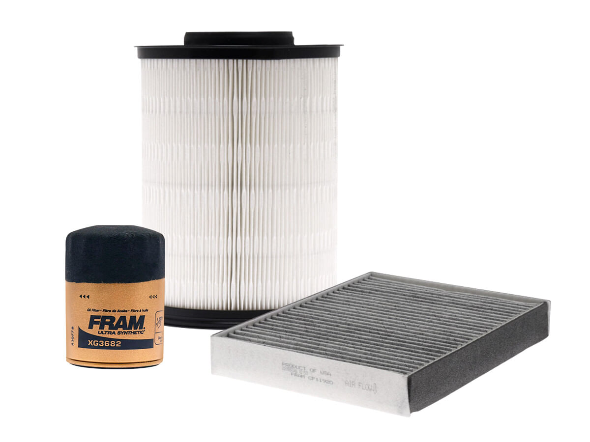 Kit De Filtro De Aire, Filtro De Aceite Sintético Y Filtro De Cabina (3 Piezas)