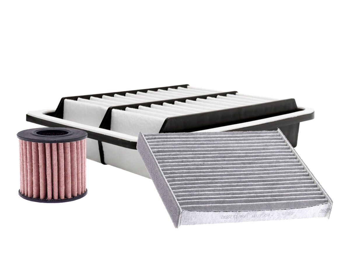 Kit De Filtro De Aire, Filtro De Aceite Sintético Y Filtro De Cabina (3 Piezas)
