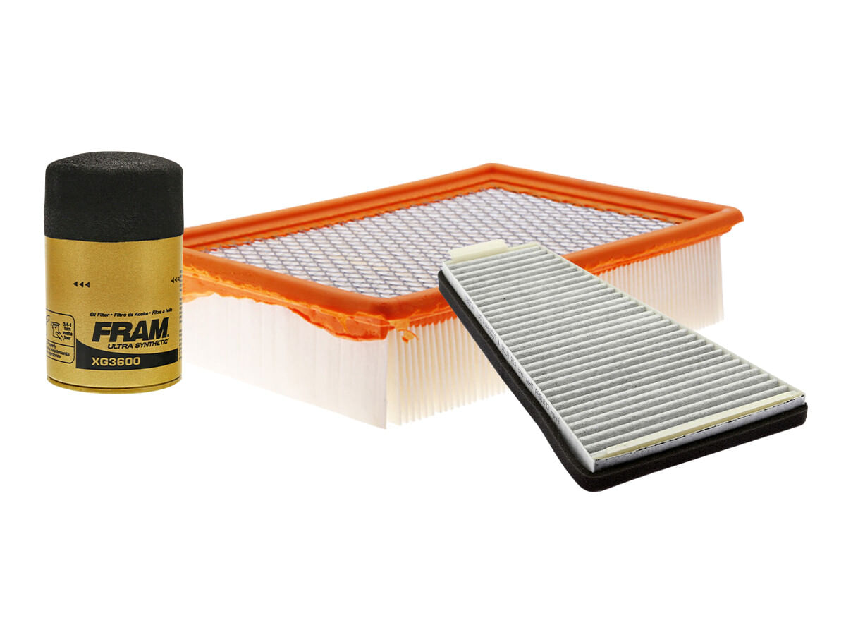 Kit De Filtro De Aire, Filtro De Aceite Sintético Y Filtro De Cabina (3 Piezas)