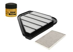 Kit De Filtro De Aire, Filtro De Aceite Sintético Y Filtro De Cabina (3 Piezas)