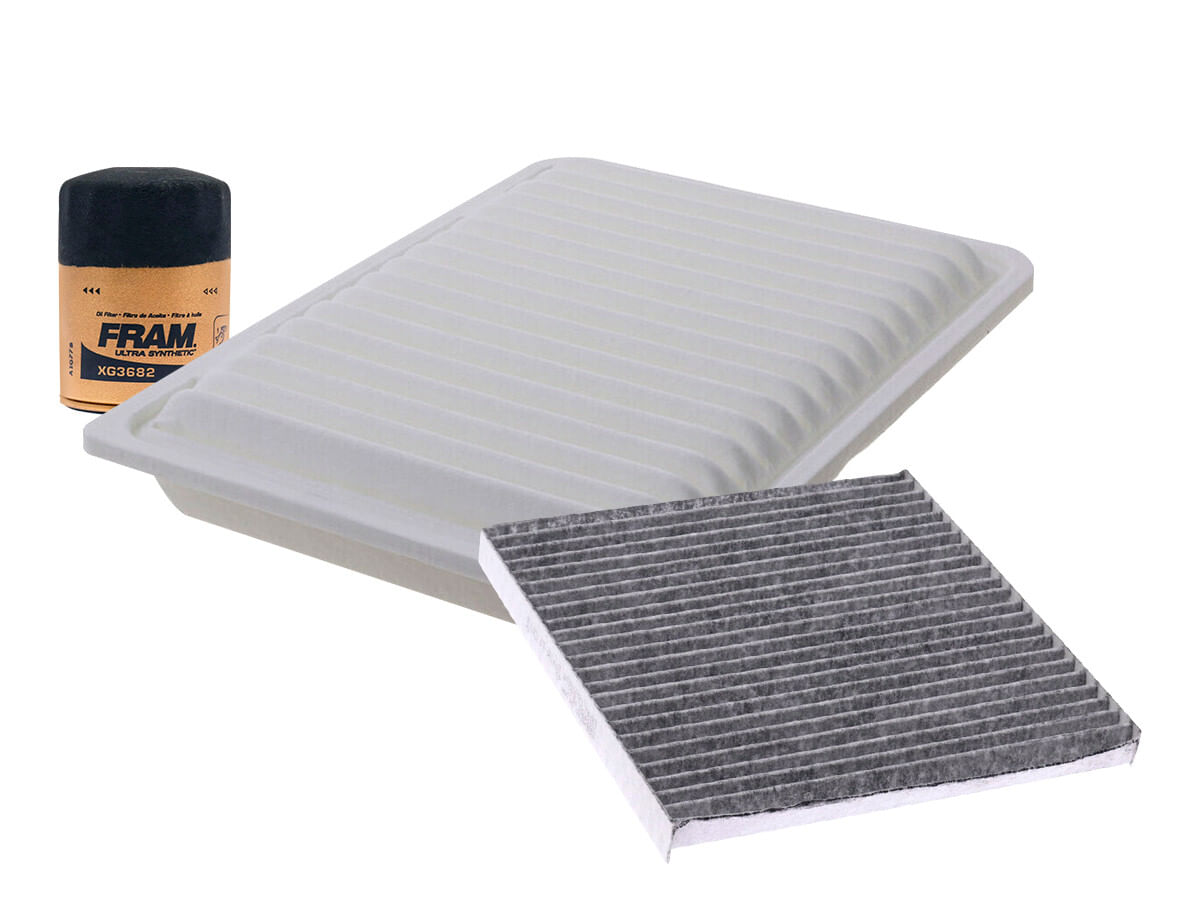 Kit De Filtro De Aire, Filtro De Aceite Sintético Y Filtro De Cabina (3 Piezas)
