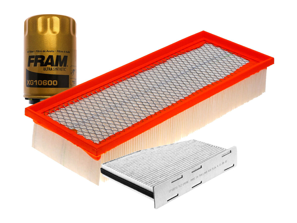 Kit De Filtro De Aire, Filtro De Aceite Sintético Y Filtro De Cabina (3 Piezas)