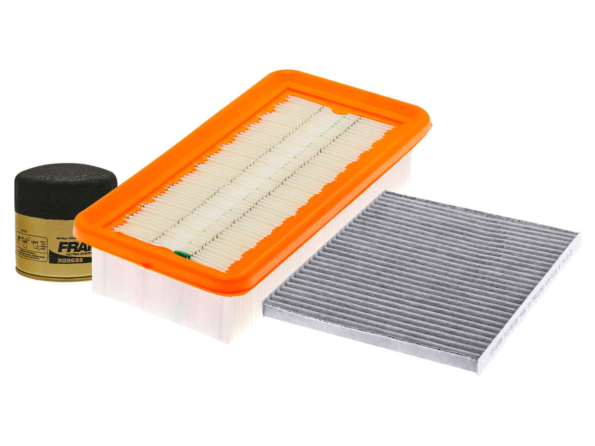 Kit De Filtro De Aire, Filtro De Aceite Sintético Y Filtro De Cabina (3 Piezas)